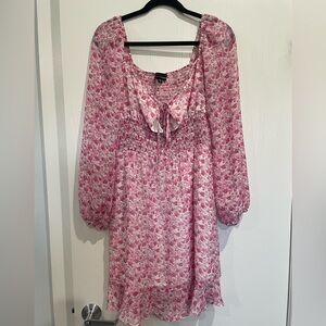 Lucy Paris Pink Floral Dress